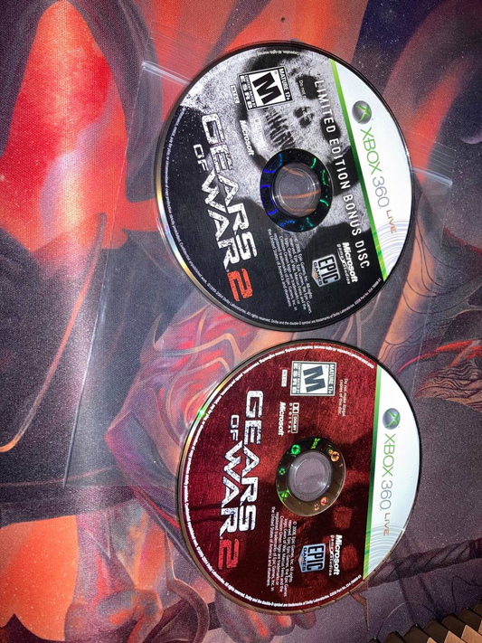 Gears of War 2 Limited Edition (Both Loose Discs) for Xbox 360