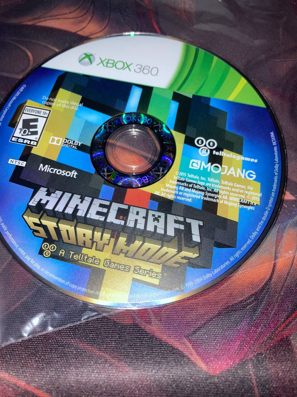 Minecraft: Story Mode for Xbox 360 (Loose Disc)