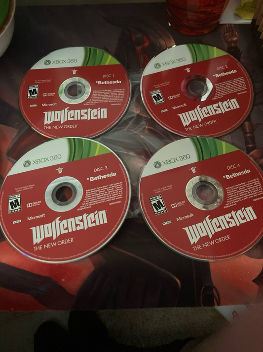 Wolfenstein: The New Order for Xbox 360 (Loose Discs 1-4)