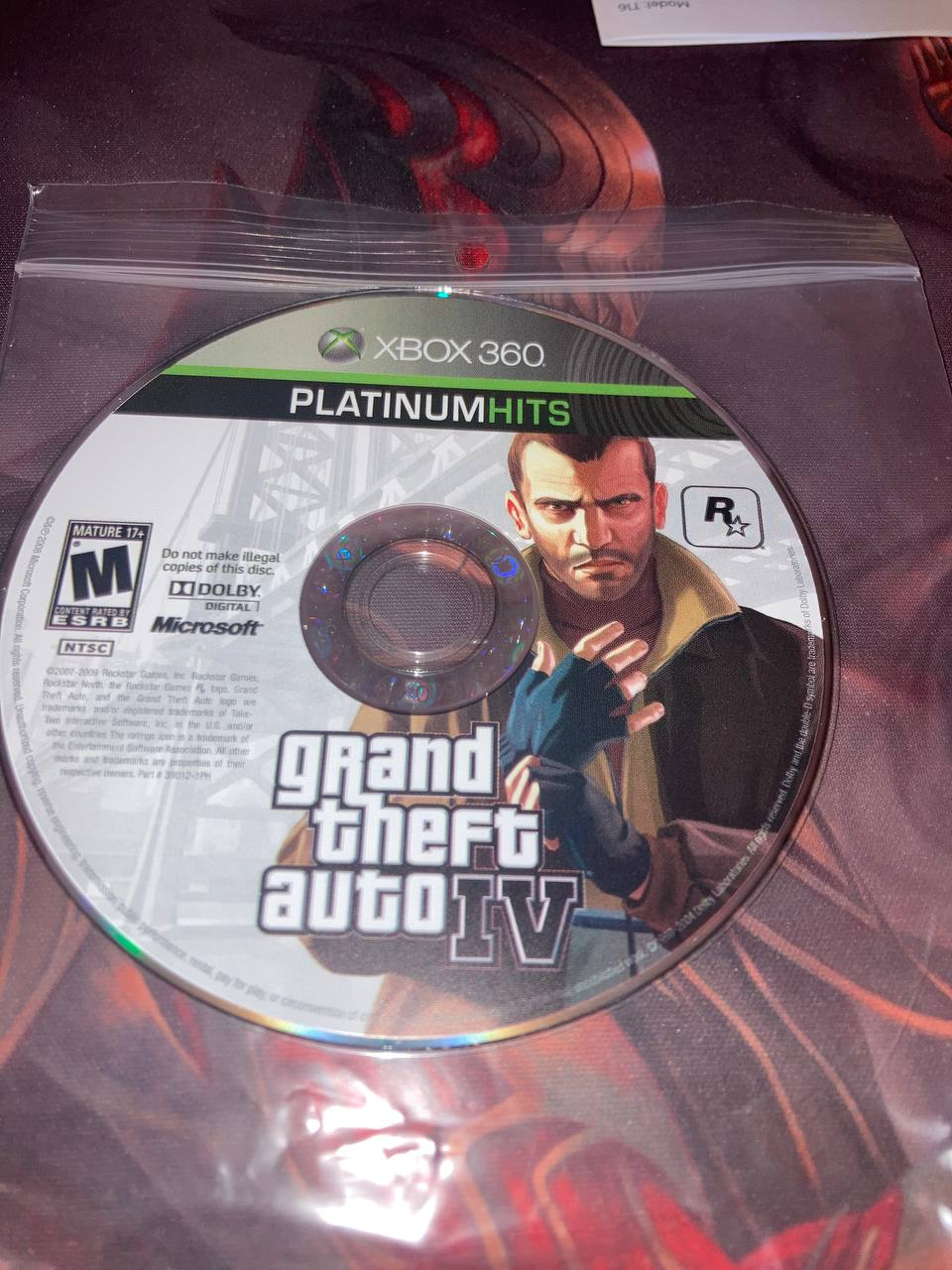 Grand Theft Auto IV Platinum Hits for Xbox 360 (Loose Disc)