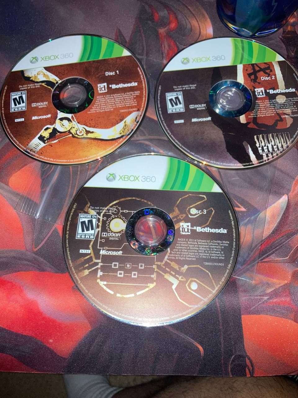 Rage for Xbox 360 (3 Loose Discs)