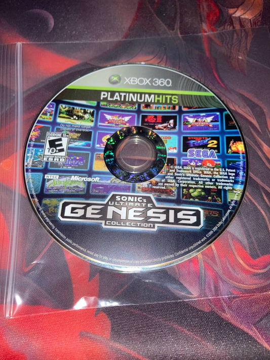 Sonic Ultimate Genesis Collection for Xbox 360 (Loose Disc)