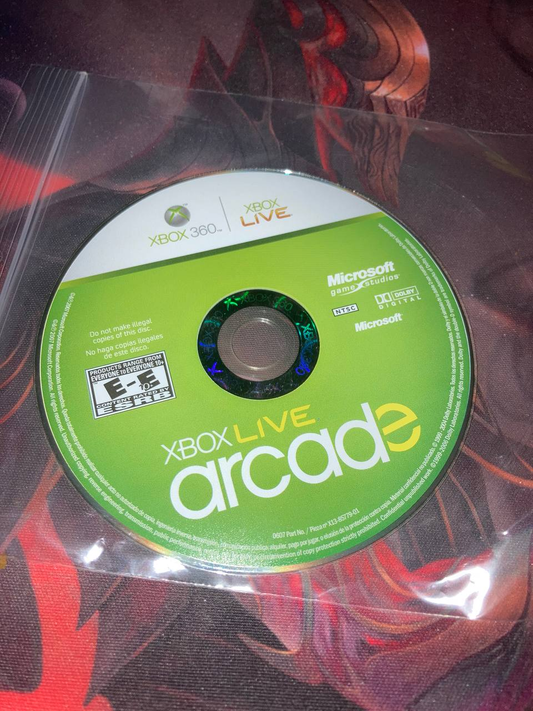 Xbox Live Arcade for Xbox 360 (Loose Disc)
