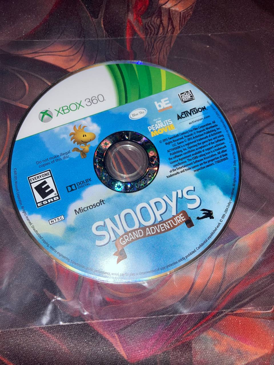 Snoopy's Grand Adventure for Xbox 360 (Loose Disc)