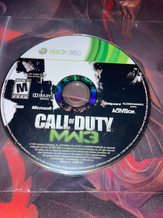 Call of Duty: Modern Warfare 3 for Xbox 360 (Loose Disc)