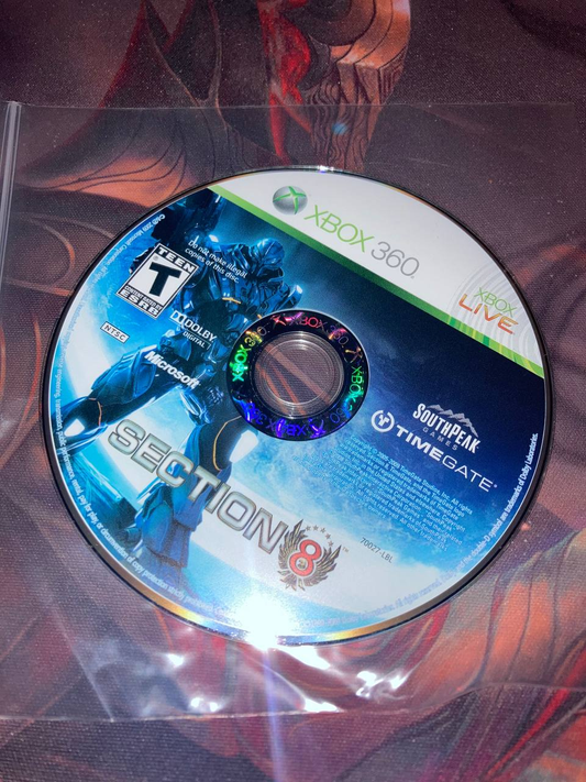 Section 8 for Xbox 360 (Loose Disc)