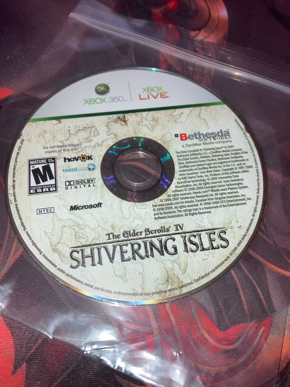 The Elder Scrolls IV: The Shivering Isles Expansion for Xbox 360 (Loose Disc)