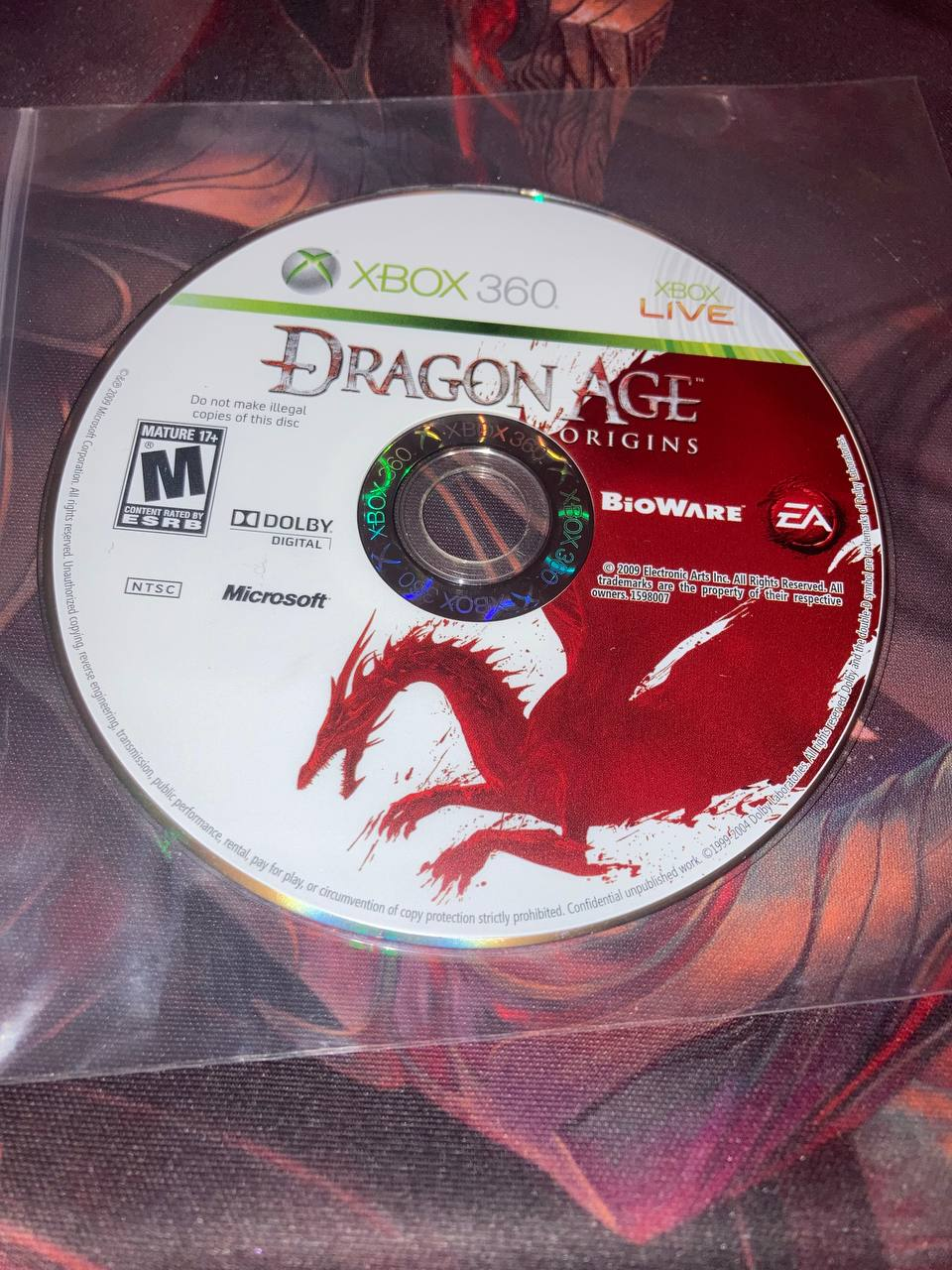 Dragon Age: Origins for Xbox 360 (Loose Disc)