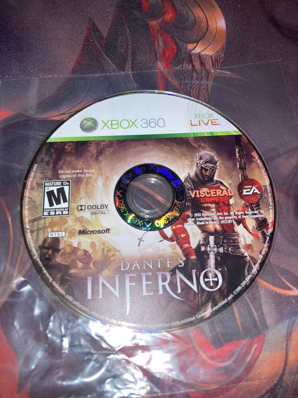 Dante's Inferno for Xbox 360 (Loose Disc)